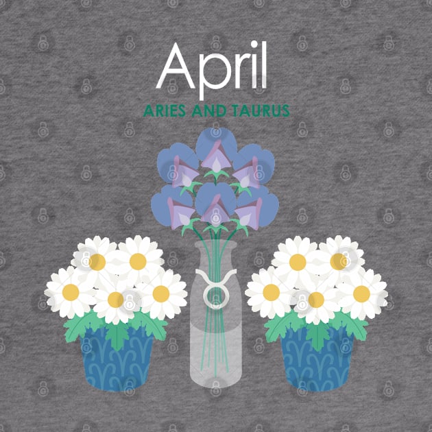 April Birth Flowers by LjM